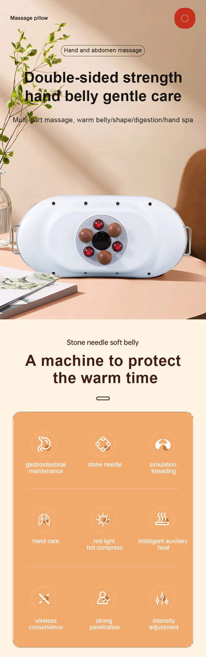 Heated Multifunctional Hand Massager