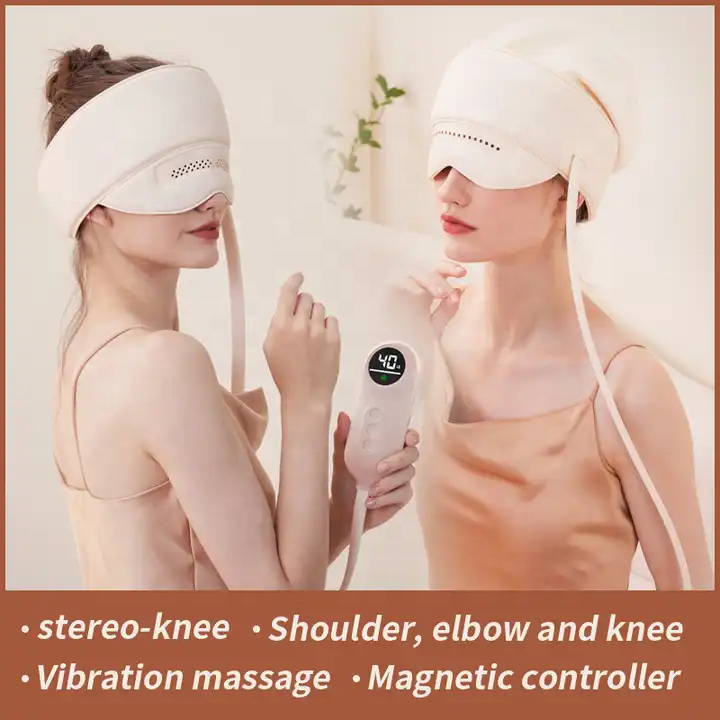 Vibrating Helmet Head Scalp Massager